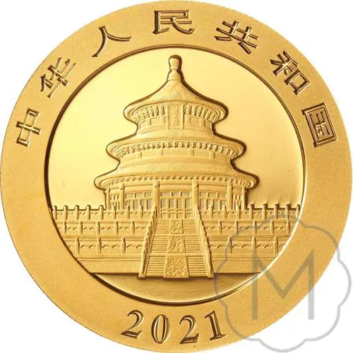 Chinese Panda 2021 Gold 30 grams #2