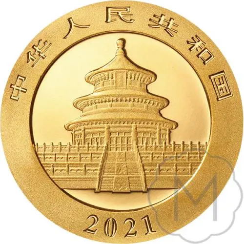 Chinese Panda 2021 Gold 3 grams #2