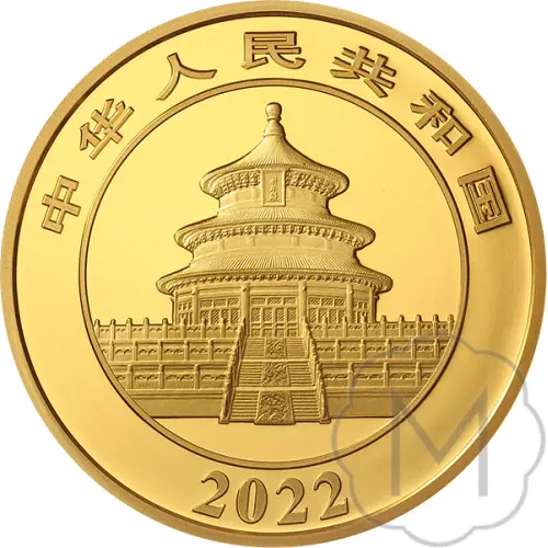 Chinese Panda 2022 Goud 150 gram #2