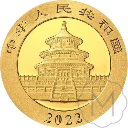 Chinese Panda 2022 Gold 15 grams #2