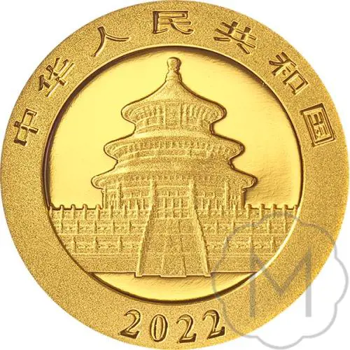 Chinese Panda 2022 Gold 1 gram #2