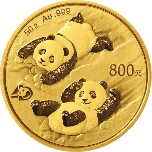 Chinese Panda 2022 Gold 50 grams #1