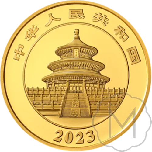 Chinese Panda 2023 Gold 50 grams #2