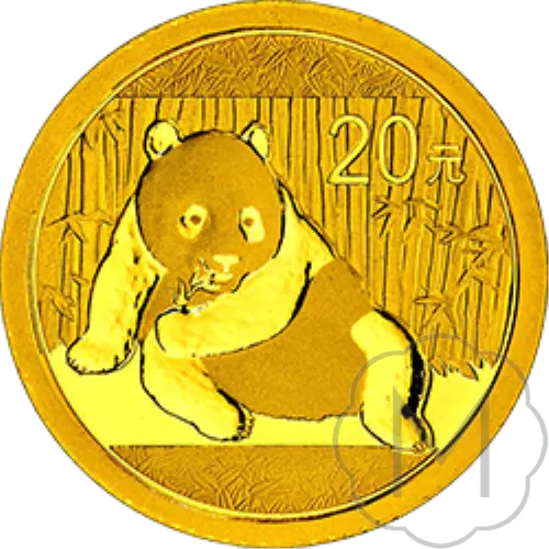 Chinese Panda Mehrere Jahre Gold 0.05 Troy Ounce #1