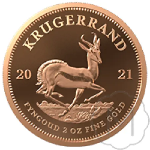 Krugerrand 2021 Gold 2 Troy Ounce #1