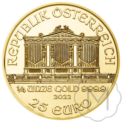 Philharmoniker 2022 Gold 0.25 Troy Ounce #1