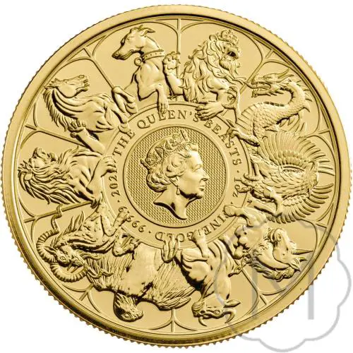 Queens Beasts Completer 2021 Gold 1 Troy Ounce #1