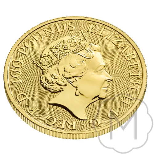 Queens Beasts Completer 2021 Gold 1 Troy Ounce #4