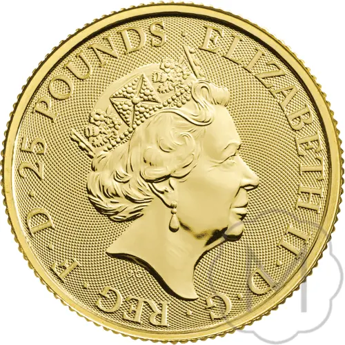 Queens Beasts Falcon 2019 Gold 0.25 Troy Ounce #2