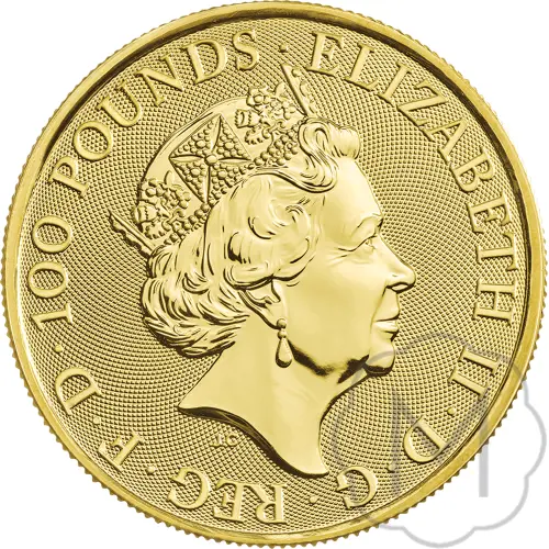 Queens Beasts Falcon 2019 Gold 1 Troy Ounce #2