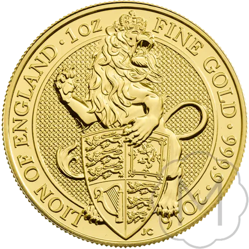 Queens Beasts White Lion 2016 Gold 1 Troy Ounce #1