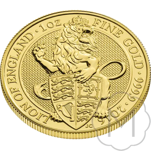 Queens Beasts White Lion 2016 Gold 1 Troy Ounce #3