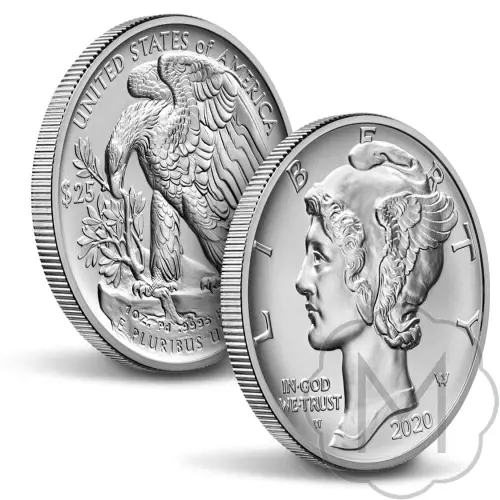 American Eagle 2020 Palladium 1 Troy Ounce #3