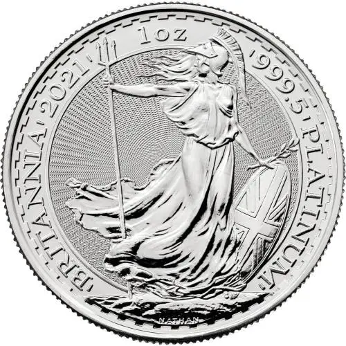 Britannia 2021 Platin 1 Troy Ounce #1