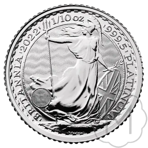 Britannia 2022 Platin 0.1 Troy Ounce #1