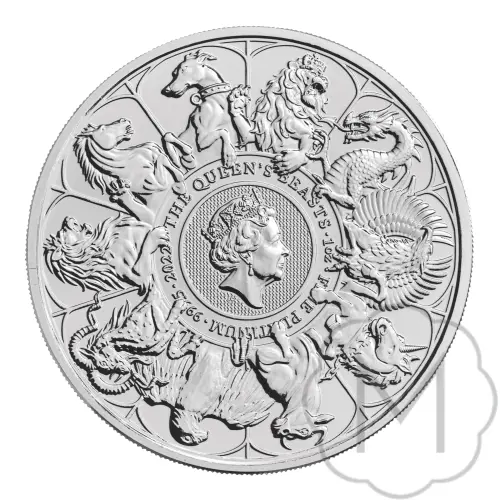 Queens Beasts Completer 2022 Platin 1 Troy Ounce #1