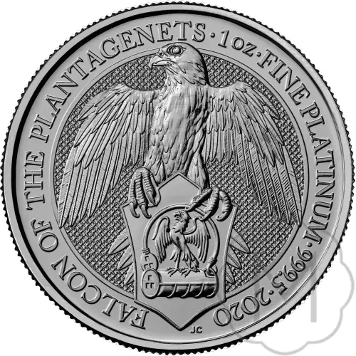 Queens Beasts Falcon 2020 Platinum 1 Troy Ounce #1