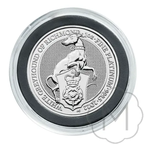 Queens Beasts White Greyhound Platinum 1 Troy Ounce #1