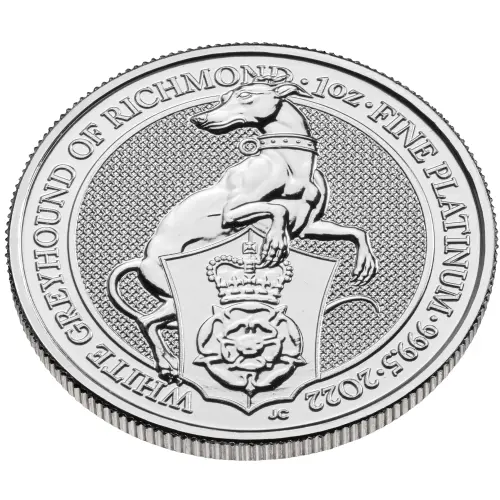 Queens Beasts White Lion 2022 Platin 1 Troy Ounce #3