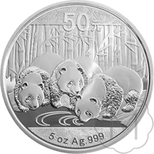 Chinese Panda Silver 5 Troy Ounce #1