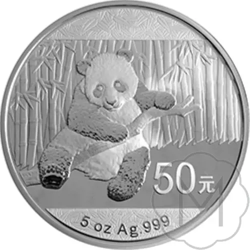 Chinese Panda 2014 Silver 5 Troy Ounce #1