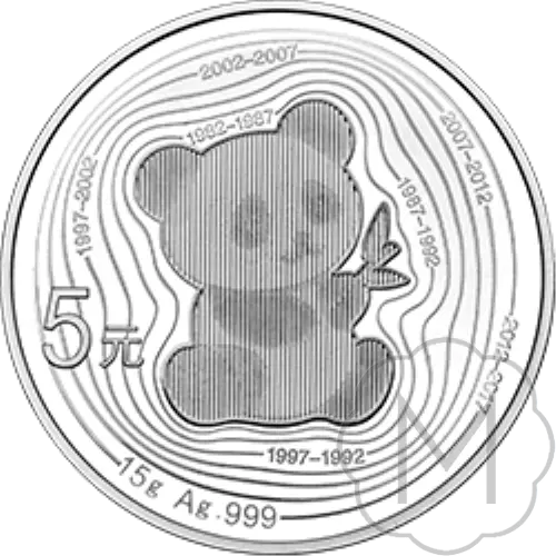 Chinese Panda Mehrere Jahre Silber 15 Gramm #2