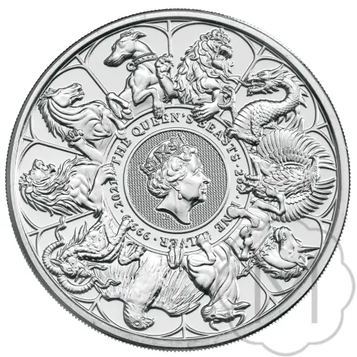 Queens Beasts Completer Silver 2 Troy Ounce #1