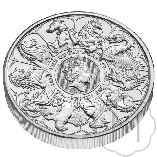 Queens Beasts Completer Silver 2 Troy Ounce #3