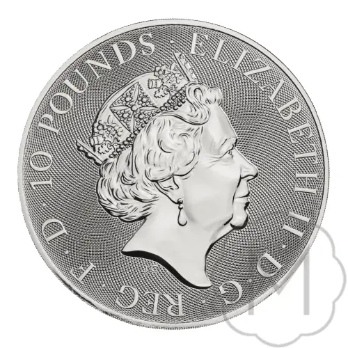 Queens Beasts Completer 2022 Silber 10 Troy Ounce #2