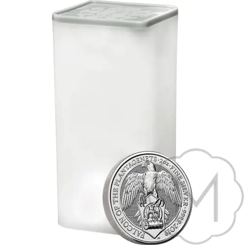 Queens Beasts Falcon Silber 2 Troy Ounce #4