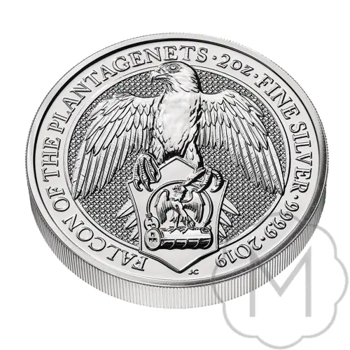 Queens Beasts Falcon Silber 2 Troy Ounce #3