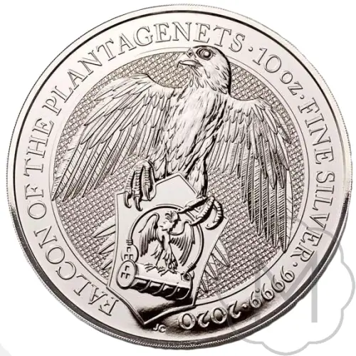 Queens Beasts Falcon Silber 10 Troy Ounce #1