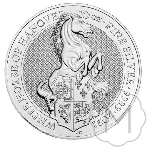 Queens Beasts White Lion 2021 Silber 10 Troy Ounce #1