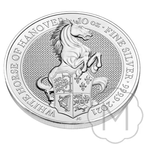 Queens Beasts White Lion 2021 Silber 10 Troy Ounce #2