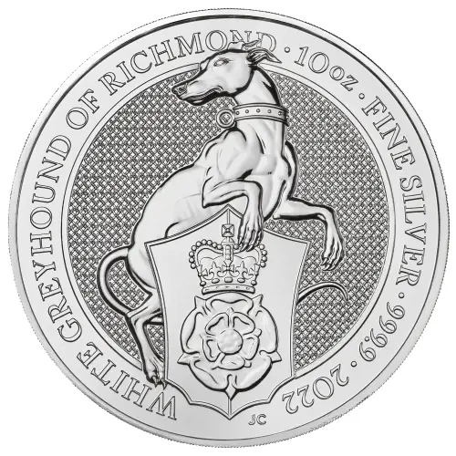 Queens Beasts White Lion 2022 Silber 10 Troy Ounce #1