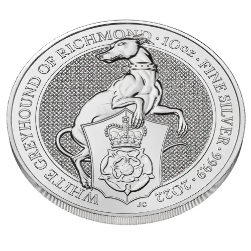 Queens Beasts White Lion 2022 Silber 10 Troy Ounce #3