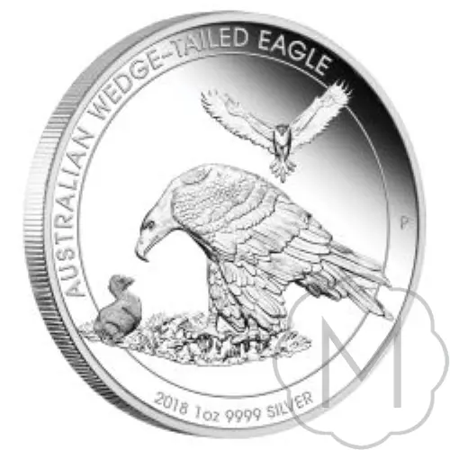 Wedge-tailed Eagle 2018 Zilver 1 Troy Ounce #1